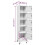 VidaXL vidaXL Locker Cabinet Light Grey 40 cm Steel Storage Office Cabinet Furniture 2