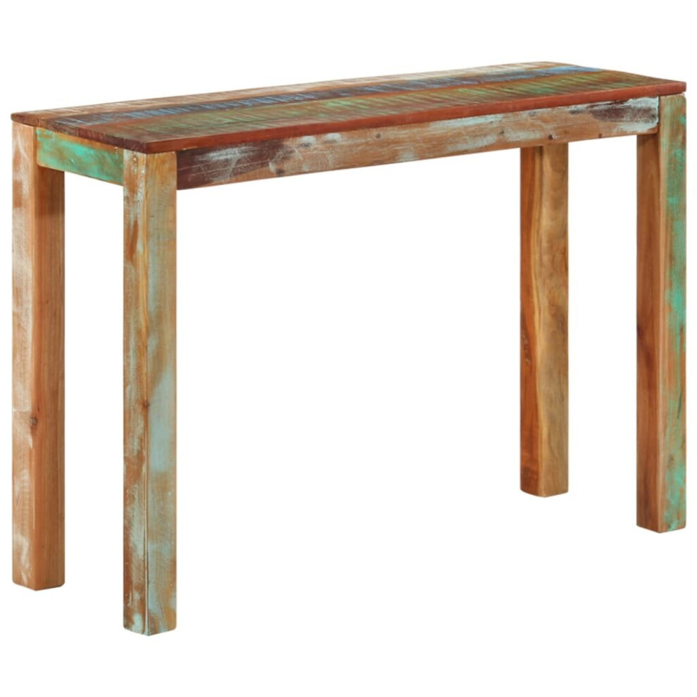 vidaXL Console Table Solid Reclaimed Wood Home Wooden Side Hall Entryway Table