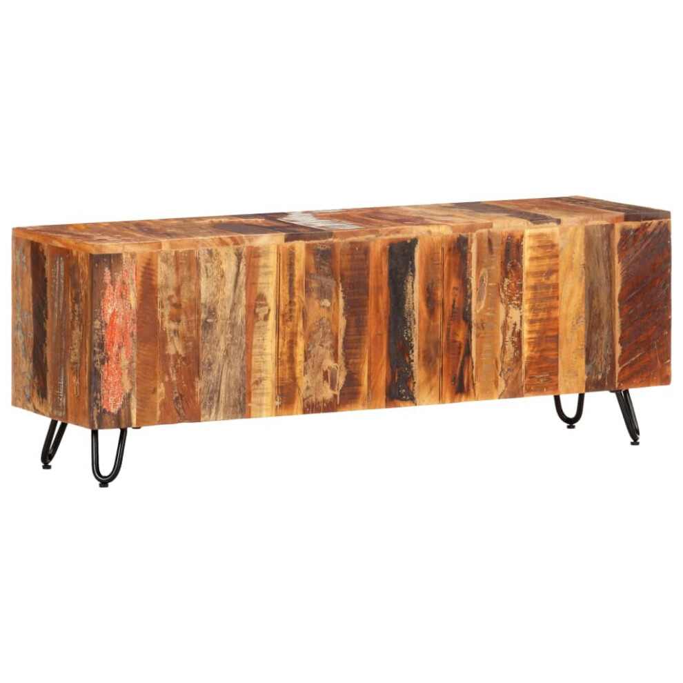 Vidaxl Tv Cabinet Solid Wood Reclaimed Tv Shelf Hifi Stand Wooden Cabinet