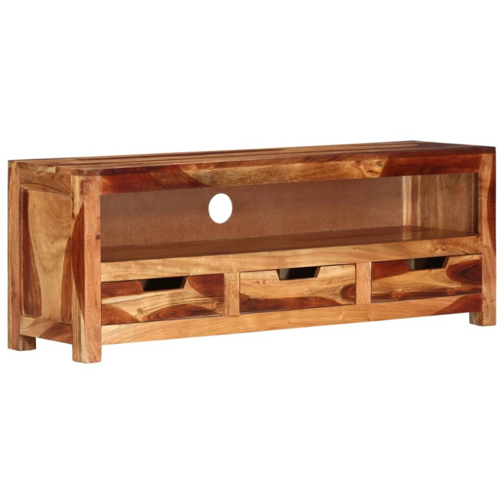 Vidaxl Solid Wood Acacia Tv Cabinet Wooden Tv Stand Stereo Cabinet Sideboard