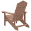 VidaXL vidaXL Adirondack-Gartenstuhl HDPE Braun 5