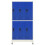 VidaXL vidaXL Locker Cabinet Grey and Blue Steel Office Furniture Storage Locker 3