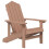 VidaXL vidaXL Adirondack-Gartenstuhl HDPE Braun 2