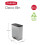 Curver Curver Pedal Bin Deco 65 L Silver Home Kitchen Trash Can Waste Rubbish Bin 6