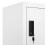 VidaXL vidaXL Locker Cabinet White Steel Office Indoor Storage Filing Cabinet Locker 6