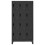 VidaXL vidaXL Locker Cabinet Anthracite Steel Office Storage Filing Cabinet Locker 2