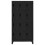 VidaXL vidaXL Locker Cabinet Black Steel Office Indoor Storage Filing Cabinet Locker 2