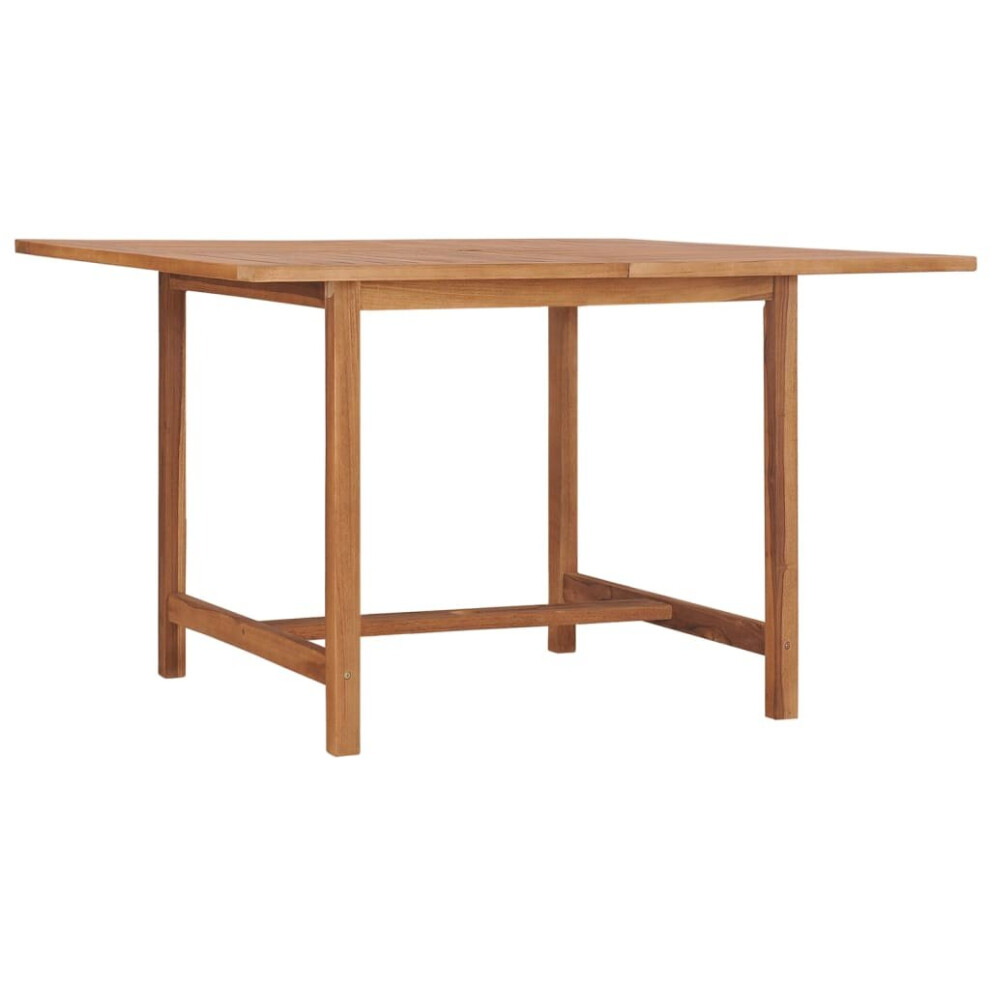 Vidaxl Solid Wood Teak Garden Dining Table Kitchen Dining Room Patio Table