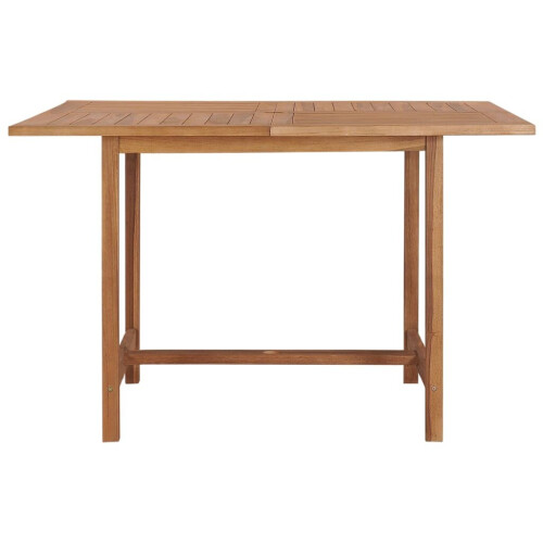 VidaXL vidaXL Solid Wood Teak Garden Dining Table Kitchen Dining Room Patio Table 1