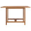 VidaXL vidaXL Solid Wood Teak Garden Dining Table Kitchen Dining Room Patio Table 3