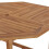 VidaXL vidaXL Solid Wood Teak Garden Dining Table Kitchen Dining Room Patio Table 6