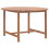 VidaXL vidaXL Solid Wood Teak Garden Dining Table Kitchen Dining Room Patio Table 1