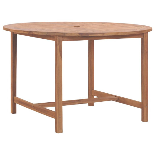 VidaXL vidaXL Solid Wood Teak Garden Dining Table Kitchen Dining Room Patio Table
