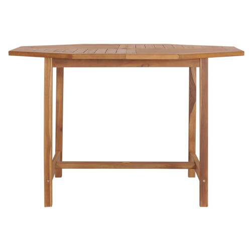 VidaXL vidaXL Solid Wood Teak Garden Dining Table Kitchen Dining Room Patio Table 1