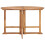 VidaXL vidaXL Solid Wood Teak Folding Garden Dining Table Kitchen Dining Room Table 3