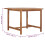 VidaXL vidaXL Solid Wood Teak Garden Dining Table Kitchen Dining Room Patio Table 7