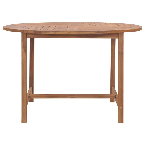 VidaXL vidaXL Solid Wood Teak Garden Dining Table Kitchen Dining Room Patio Table 1