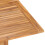 VidaXL vidaXL Solid Wood Teak Folding Garden Dining Table Kitchen Dining Room Table 6