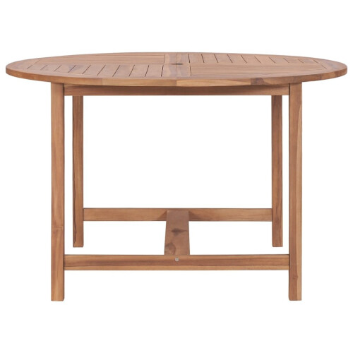 VidaXL vidaXL Solid Wood Teak Garden Dining Table Kitchen Dining Room Patio Table 2
