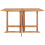 VidaXL vidaXL Solid Wood Teak Folding Garden Dining Table Kitchen Dining Room Table 3