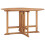 VidaXL vidaXL Solid Wood Teak Folding Garden Dining Table Kitchen Dining Room Table 1