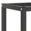 VidaXL vidaXL Work Bench Frame Matte Black and Matte Red Metal Table Bracket Base 6