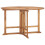 VidaXL vidaXL Solid Wood Teak Folding Garden Dining Table Kitchen Dining Room Table 1
