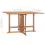 VidaXL vidaXL Solid Wood Teak Folding Garden Dining Table Kitchen Dining Room Table 4