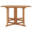 VidaXL vidaXL Solid Wood Teak Folding Garden Dining Table Kitchen Dining Room Table 2