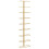 VidaXL vidaXL Wall-mounted Wine Rack for 9 Bottles Gold Iron Kitchen Bottle Holder 2