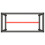VidaXL vidaXL Work Bench Frame Matte Black and Matte Red Metal Table Bracket Base 5