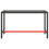 VidaXL vidaXL Work Bench Frame Matte Black and Matte Red Metal Table Bracket Base 3