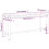 VidaXL vidaXL Work Bench Frame Matte Black and Matte Red Metal Table Bracket Base 4