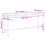 VidaXL vidaXL Work Bench Frame Matte Black and Matte Red Metal Table Bracket Base 4