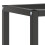VidaXL vidaXL Work Bench Frame Matte Black and Matte Red Metal Table Bracket Base 6