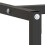 VidaXL vidaXL Work Bench Frame Matte Black and Matte Red Metal Table Bracket Base 7