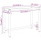 VidaXL vidaXL Work Bench Frame Matte Black and Matte Red Metal Table Bracket Base 4