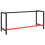 VidaXL vidaXL Work Bench Frame Matte Black and Matte Red Metal Table Bracket Base 3
