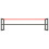 VidaXL vidaXL Work Bench Frame Matte Black and Matte Red Metal Table Bracket Base 6