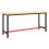 VidaXL vidaXL Work Bench Frame Matte Black and Matte Red Metal Table Bracket Base 2