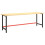 VidaXL vidaXL Work Bench Frame Matte Black and Matte Red Metal Table Bracket Base 2