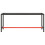VidaXL vidaXL Work Bench Frame Matte Black and Matte Red Metal Table Bracket Base 3