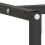 VidaXL vidaXL Work Bench Frame Matte Black and Matte Red Metal Table Bracket Base 7