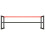 VidaXL vidaXL Work Bench Frame Matte Black and Matte Red Metal Table Bracket Base 6