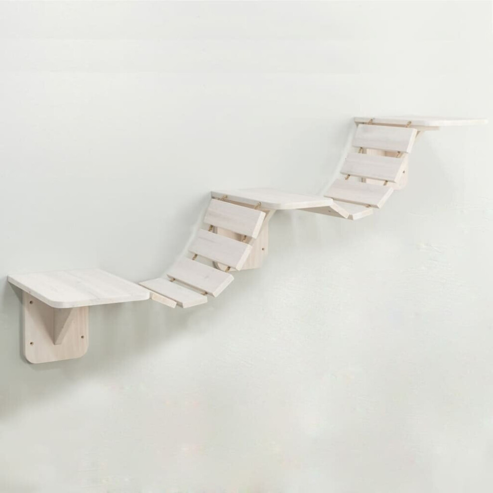 TRIXIE Wall-mounted Cat Climbing Ladder 150x30 cm White Cat Furniture Ladder