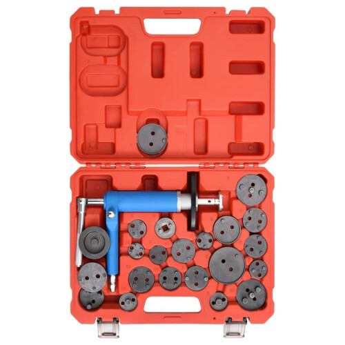 VidaXL vidaXL Universal Air Brake Piston Calliper Wind-Back Tool Kit 23 Piece Tool 2