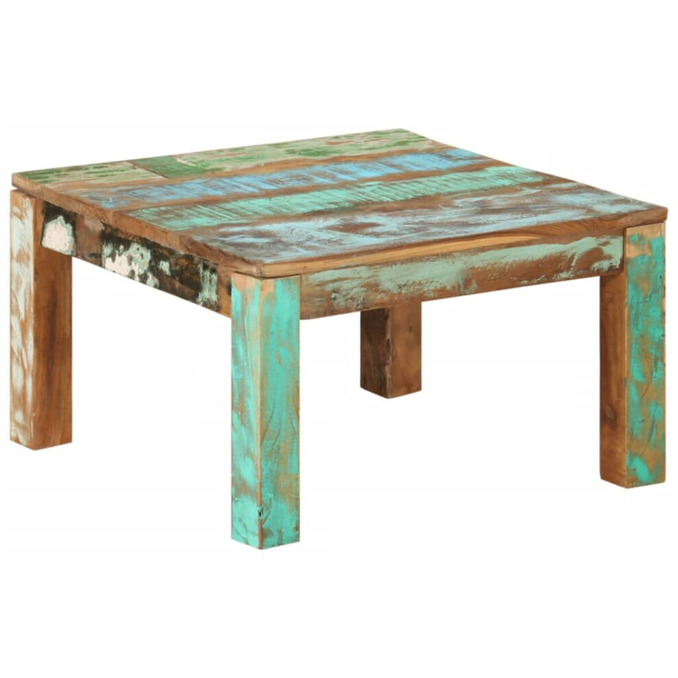 vidaXL Coffee Table Solid Reclaimed Wood Home Couch Bedside Sofa Side Table