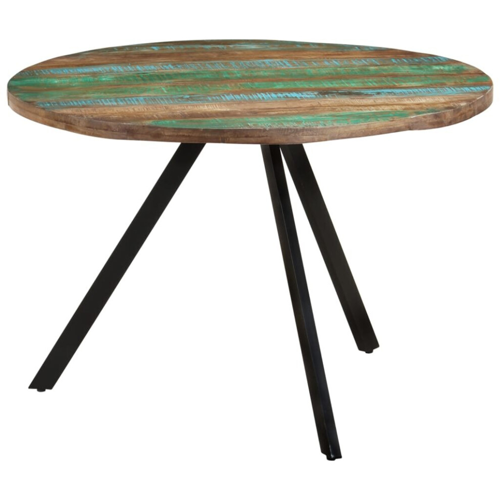 vidaXL Dining Table Solid Wood Reclaimed Dining Room Kitchen Dinner Table