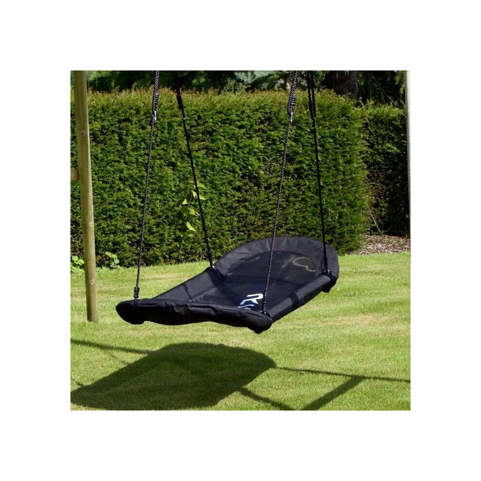 (Single) Rebo Fabric Boat-Style Children's Swing Seat - Perfect for Swing Sets and Climbing Frames