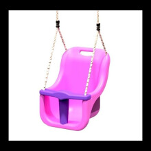 (Pink) Rebo Baby Swing Seat - Perfect for Swing Sets and Climbing Frames